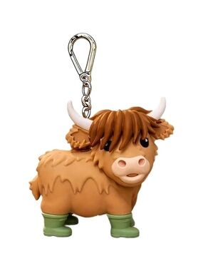 Bath & Body Works Highland Cow Keychain Pocketbac Holder SOLDOUT EVERYWHERE